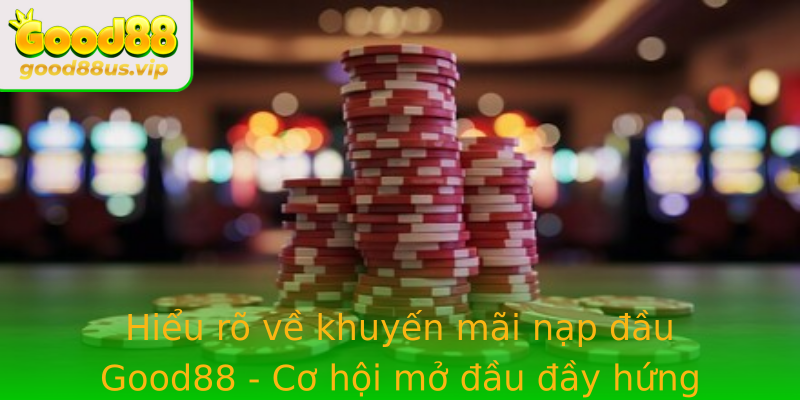 Hiểu rõ về khuyến mãi nạp đầu Good88 - Cơ hội mở đầu đầy hứng khởi cho game thủ mới